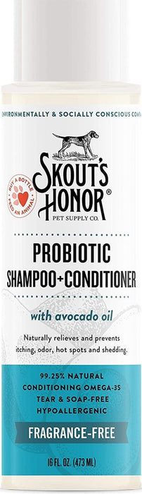 Skouts Honor Dog Probiotic Shampoo - Conditioner For Puppies 16oz. - Petsplace.store