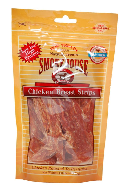 Smokehouse Chicken Breast Strips Dog Treat 1ea/4 oz - Petsplace.store