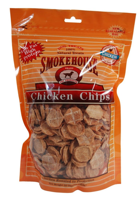 Smokehouse Chicken Chips Dog Treat 1ea/SM, 16 oz - Petsplace.store