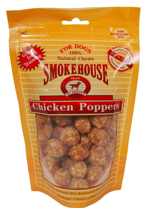 Smokehouse Chicken Poppers Dog Treat 1ea/4 oz - Petsplace.store