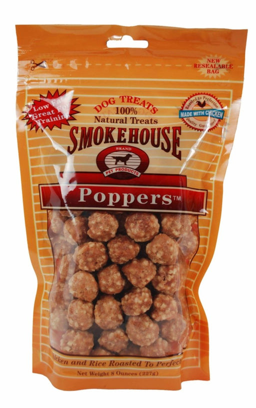 Smokehouse Chicken Poppers Dog Treat 1ea/8 oz - Petsplace.store