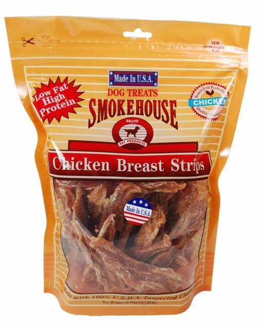 Smokehouse USA Made Chicken Strips Dog Treat 1ea/16 oz - Petsplace.store