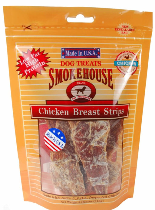 Smokehouse USA Made Chicken Strips Dog Treat 1ea/4 oz - Petsplace.store