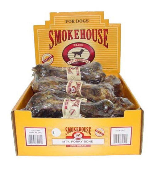 Smokehouse USA Made Meaty Porky Bone 12ea/12 ct - Petsplace.store