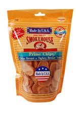 Smokehouse USA Made Prime Chips Dog Treat Chicken & Turkey 1ea/8 oz - Petsplace.store