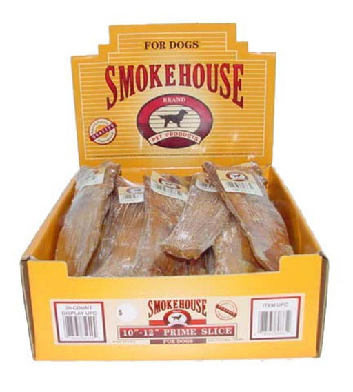 Smokehouse USA Made Prime Slice Dog Chew Shelf Display Box 20ea/20 ct, 10 - 12 in - Petsplace.store