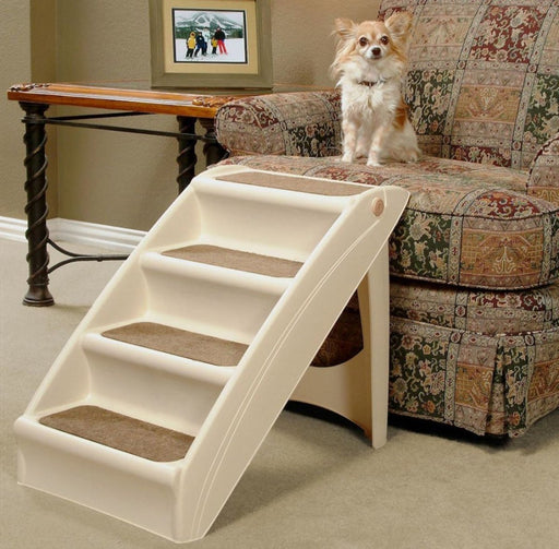 Solvit Products CozyUp Folding Pet Steps Tan 1ea/20 in, LG - Petsplace.store