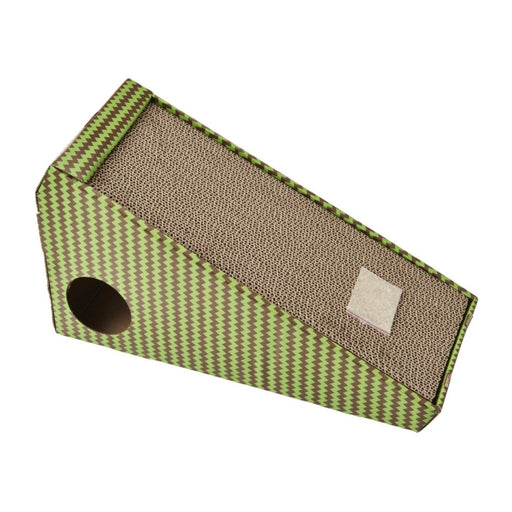 Spot 17" Ramp Cat Scratcher with catnip pouch and toy - Petsplace.store