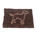 Spot 35” x 24” Brown Clean Paws Micro - fiber Mat - Petsplace.store