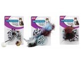 Spot Animal Print Rattle Catnip Toy Assorted 4.5 in 2 Pack - Petsplace.store