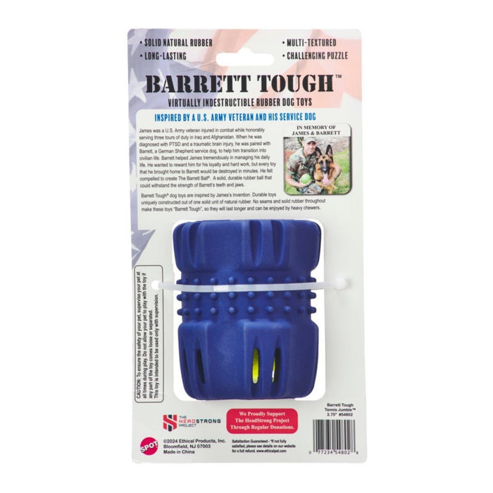 Spot Barrett Tough Tennis Jumble Dog Toy Blue, Blue, 1ea/SM - Petsplace.store