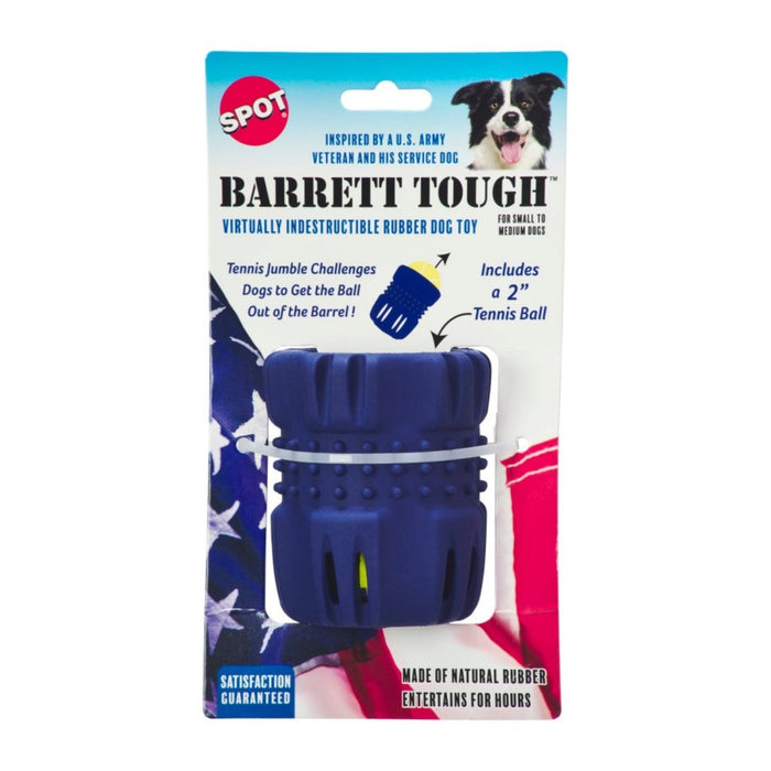 Spot Barrett Tough Tennis Jumble Dog Toy Blue, Blue, 1ea/SM - Petsplace.store