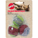 Spot Burlap Ball Catnip Toy Assorted 1.5 in 3 Pack - Petsplace.store