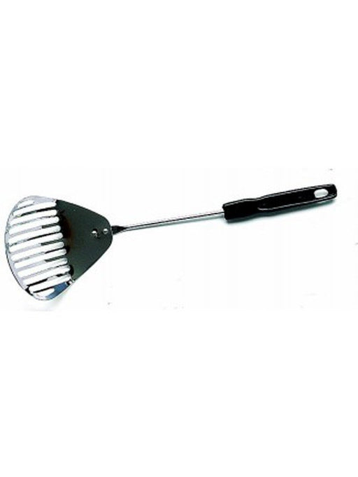 Spot Chrome Cat Litter Scoop with Plastic Handle Black 12 in - Petsplace.store