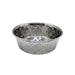 Spot Criss - Cross Stainless Steel Dish with Non - skid bottom 1 Pint - Petsplace.store