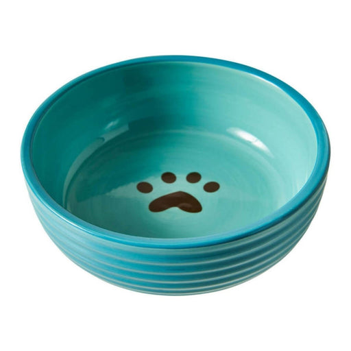 Spot Elegance Dog Bowl Aqua, 1ea/5 in - Petsplace.store