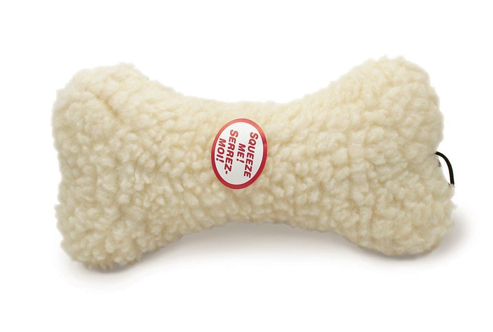 Spot Fleece Dog Toy Bone Natural 1ea/9 in - Petsplace.store