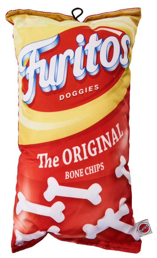 Spot Fun Food Furitos Chips Dog Toy Red 1ea/14 in - Petsplace.store