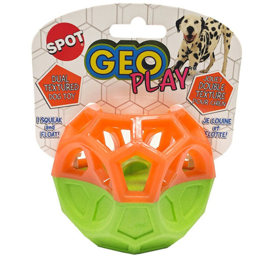 Spot Geo Play Dual Texture Cube Dog Toy Assorted 1ea/3.5 in - Petsplace.store