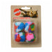 Spot Kitty Yarn Puffs Catnip Toy Assorted 1.5 in 4 Pack Small - Petsplace.store