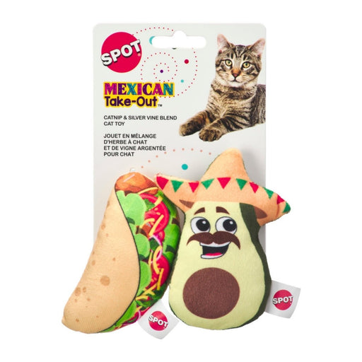 Spot Mexican Take Out Cat Toy Assorted, 1ea/2 pk - Petsplace.store