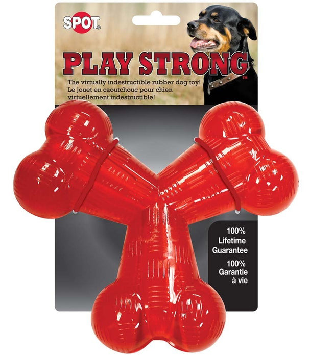 Spot Play Strong Dog Toy Trident 1ea/6 in - Petsplace.store