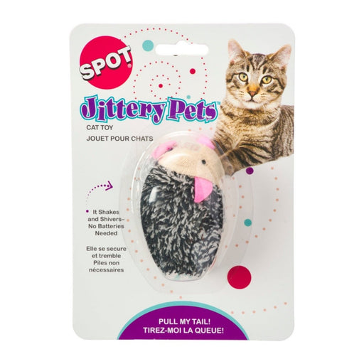 Spot Plush Jittery Hedgehog Cat Toy 1ea/3 in - Petsplace.store