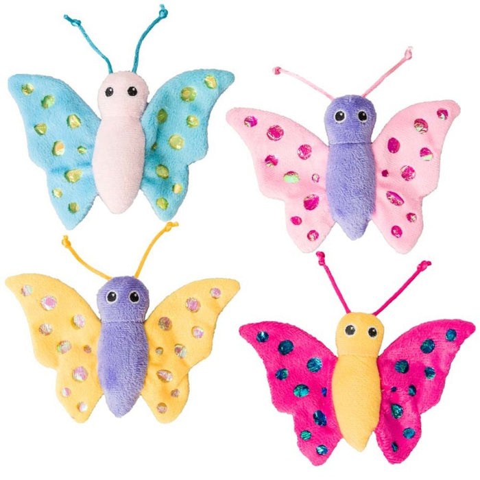 Spot Shimmer Glimmer Butterfly Catnip Toy Assorted - Petsplace.store