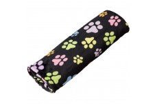 Spot Snuggler Rainbow Pawprint Blanket Black, 1ea/30 In X 40 in - Petsplace.store