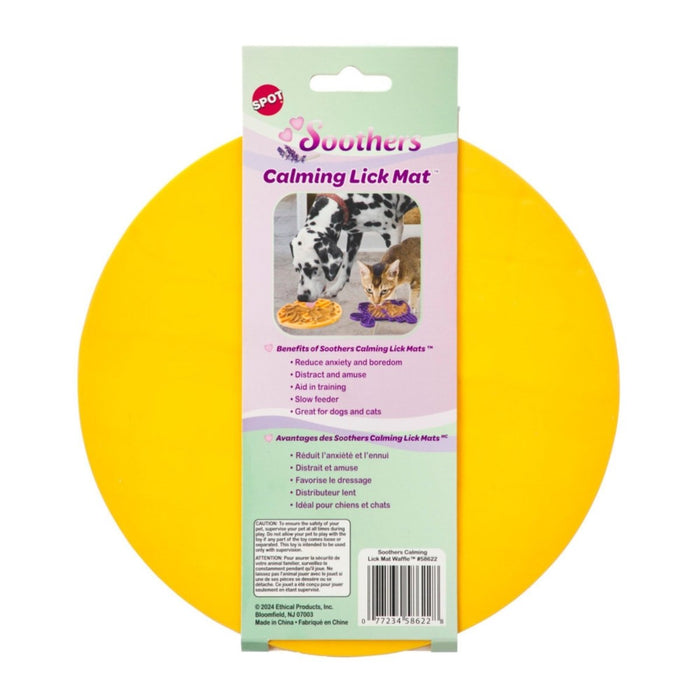 Spot Soothers Lick Mat Belgian Waffle, 1ea/7.5 in - Petsplace.store