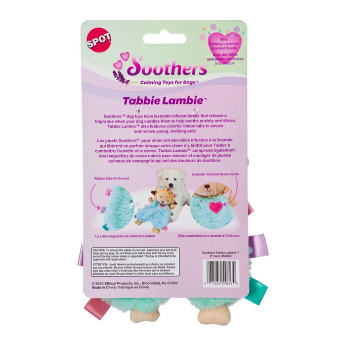 Spot Soothers Tabbie Lambie Dog Toy Assorted, 1ea/12 in - Petsplace.store