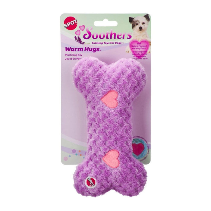 Spot Soothers Warm Hug Bone Dog Toy Assorted, 1ea/9 in - Petsplace.store