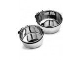 Spot Stainless Steel Coop Cup with Bolt Clamp Silver, 1ea/10 oz - Petsplace.store