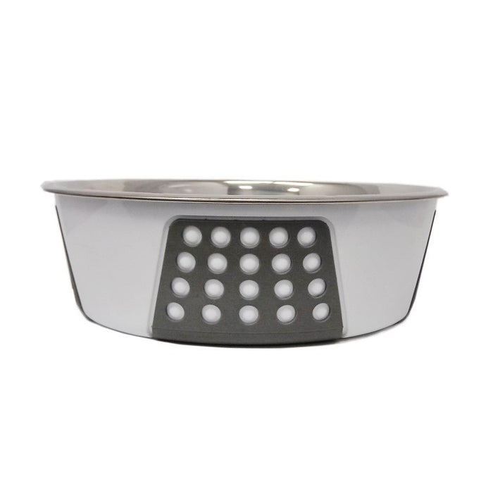 Spot Tribeca Dog Bowl White 1ea/55 oz - Petsplace.store