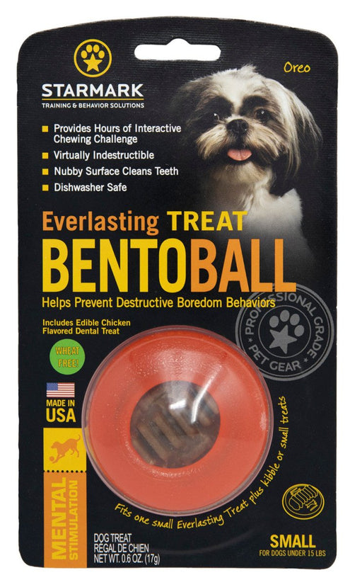 Starmark Everlasting Treat Bento Ball Dog Chew Toy 1ea/SM - Petsplace.store