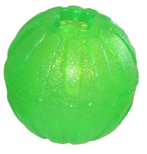 Starmark Fun Ball Dog Toy Green 1ea/MD, 2.75 in - Petsplace.store