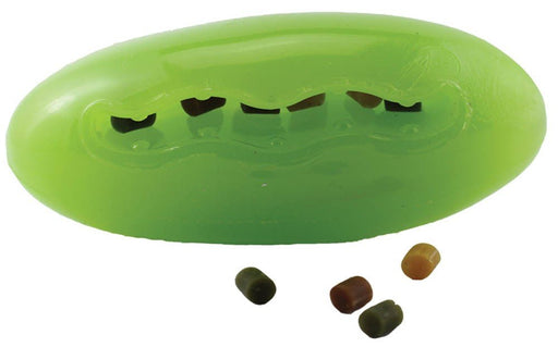 Starmark Pickle Pocket Treat Ball Toy Green 1ea/One Size - Petsplace.store