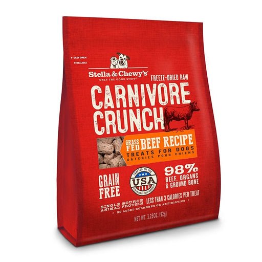 Stella and Chewys Carnivore Crunch - Beef (3.25 oz.) - Petsplace.store