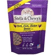 Stella and Chewys Cat Freeze - Dried Chicken Dinner 8oz. - Petsplace.store