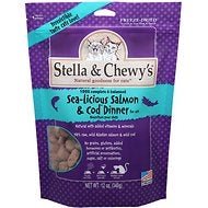 Stella and Chewys Cat Freeze Dried Sea - Licious Salmon and Cod Dinner 8oz. - Petsplace.store