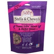 Stella and Chewys Cat Freeze Dried Yummy Lickin Salmon and Chicken Dinner 3.5oz. - Petsplace.store