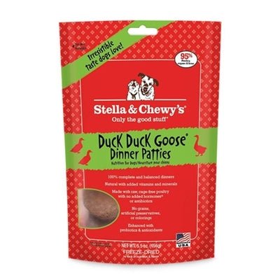 Stella And Chewys Dog Freeze - Dried Duck Dinner Patties 14oz. - Petsplace.store