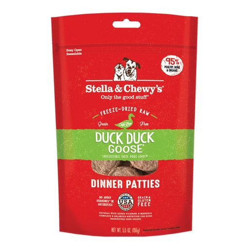 Stella And Chewys Dog Freeze - Dried Duck Dinner Patties 5.5oz. - Petsplace.store