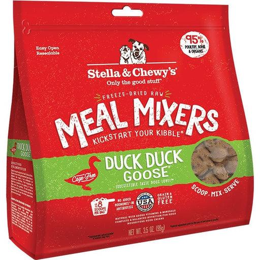 Stella And Chewys Dog Freeze - Dried Mixer Duck Goose 18oz. - Petsplace.store