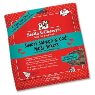 Stella And Chewys Dog Freeze - Dried Salmon And Cod Mixers 18oz. - Petsplace.store