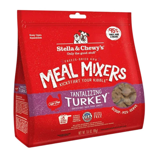 Stella and Chewys Dog Freeze - Dried Tantalizing Turkey Meal Mixers 35oz. - Petsplace.store