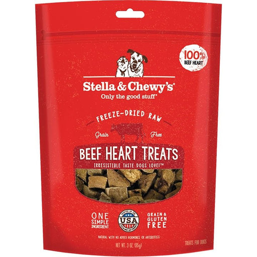 Stella And Chewys Dog Freeze - Dried Treat Beef Heart 3oz. - Petsplace.store