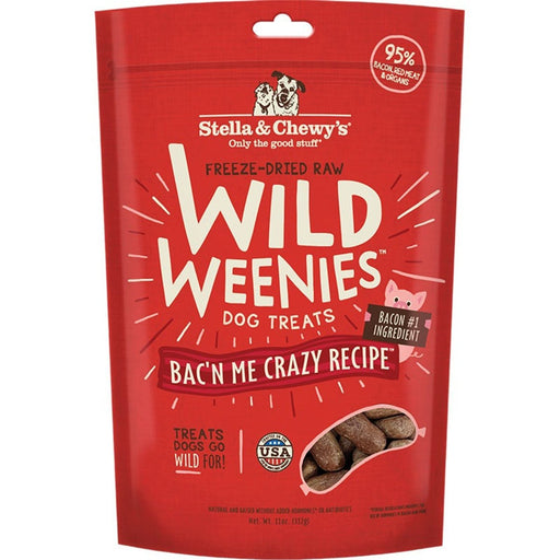 Stella And Chewys Dog Freeze - Dried Weenie Bacon 11oz. - Petsplace.store