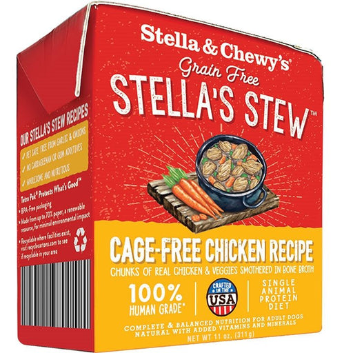 Stella and Chewys Dog Stew Cage Free Chicken 11oz. (Case of 12) - Petsplace.store