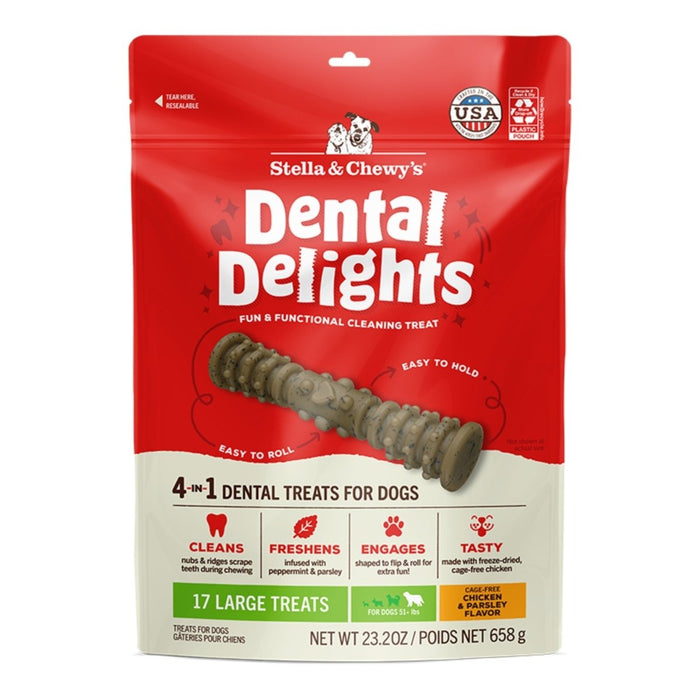 Stella & Chewy's Dog Dental Delights Large 17 Pack - Petsplace.store